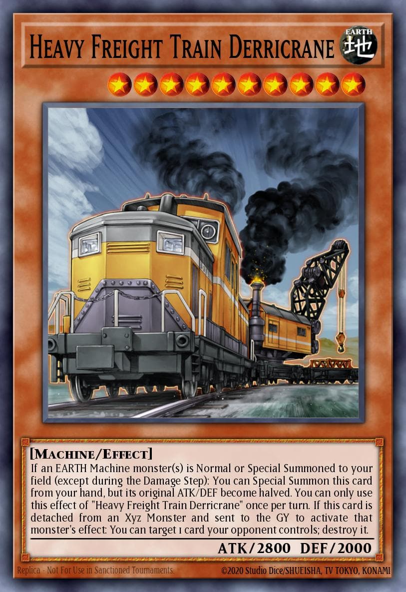 Heavy Freight Train Derricrane The Infinity Chasers card
