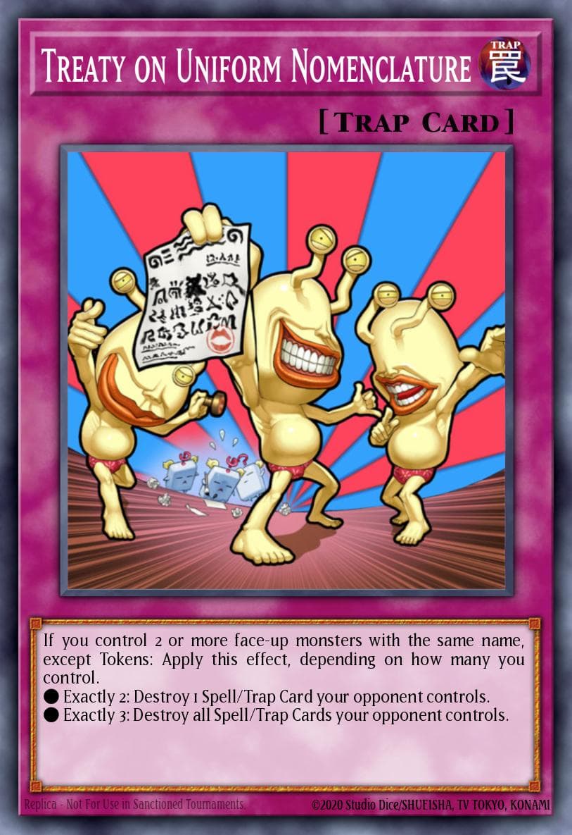 Treaty on Uniform Nomenclature Generation Force: Special Edition card