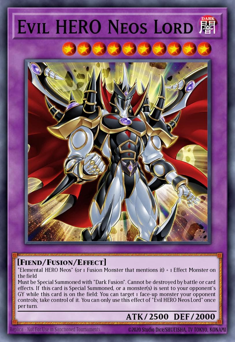 Evil HERO Neos Lord Supreme Darkness card