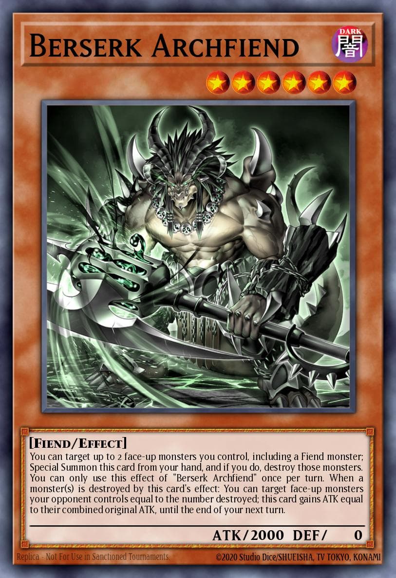 Berserk Archfiend 2025 Mega-Pack Tin card
