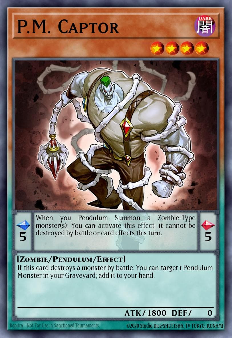 P.M. Captor World Superstars card