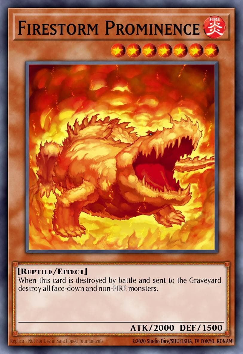 Firestorm Prominence Strike of Neos: Special Edition card