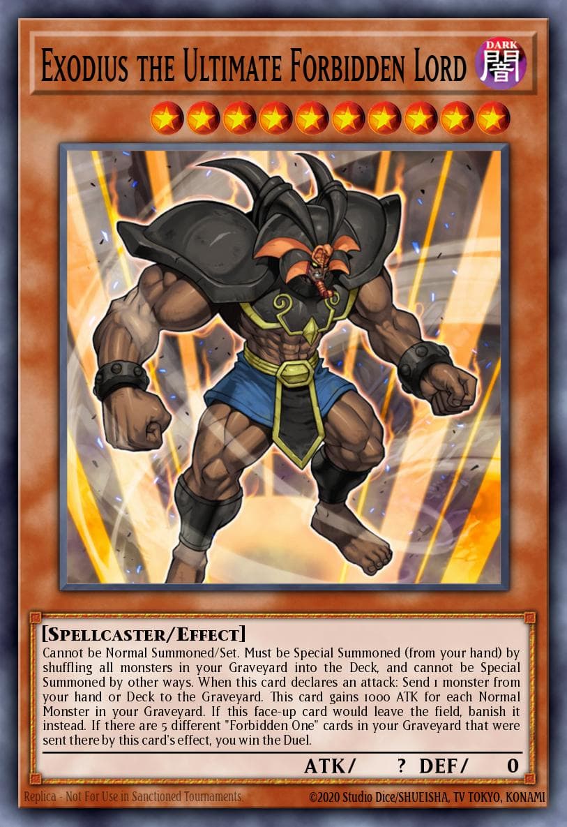Exodius the Ultimate Forbidden Lord Collectible Tins 2010 Wave 2 card