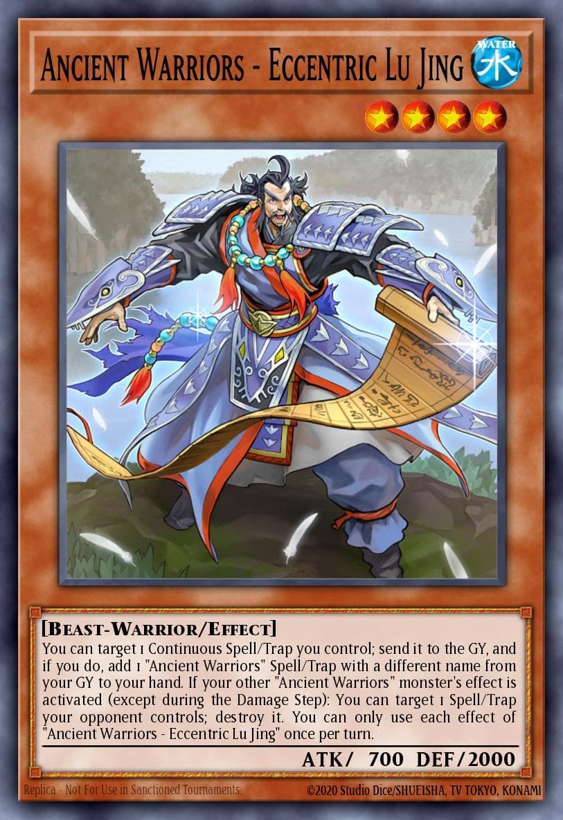 Ancient Warriors - Eccentric Lu Jing Ignition Assault Special Edition card
