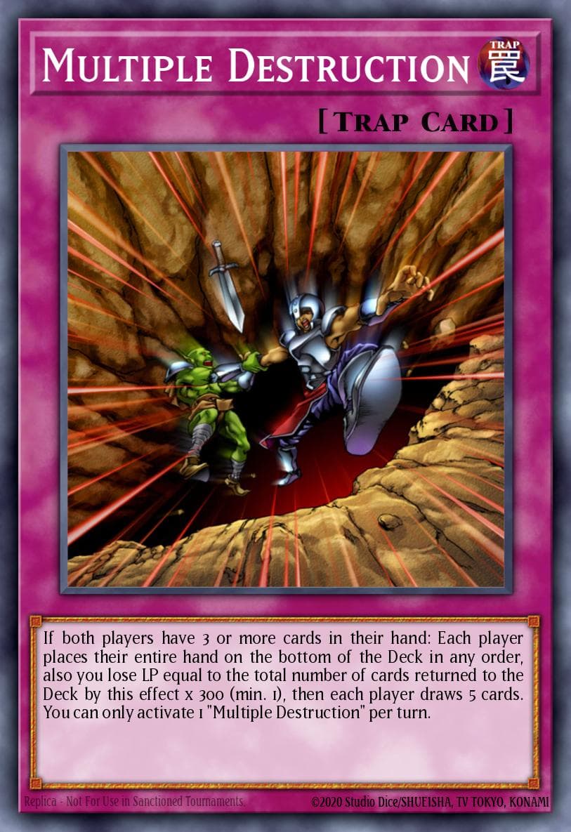 Multiple Destruction Duelist Pack: Battle City card