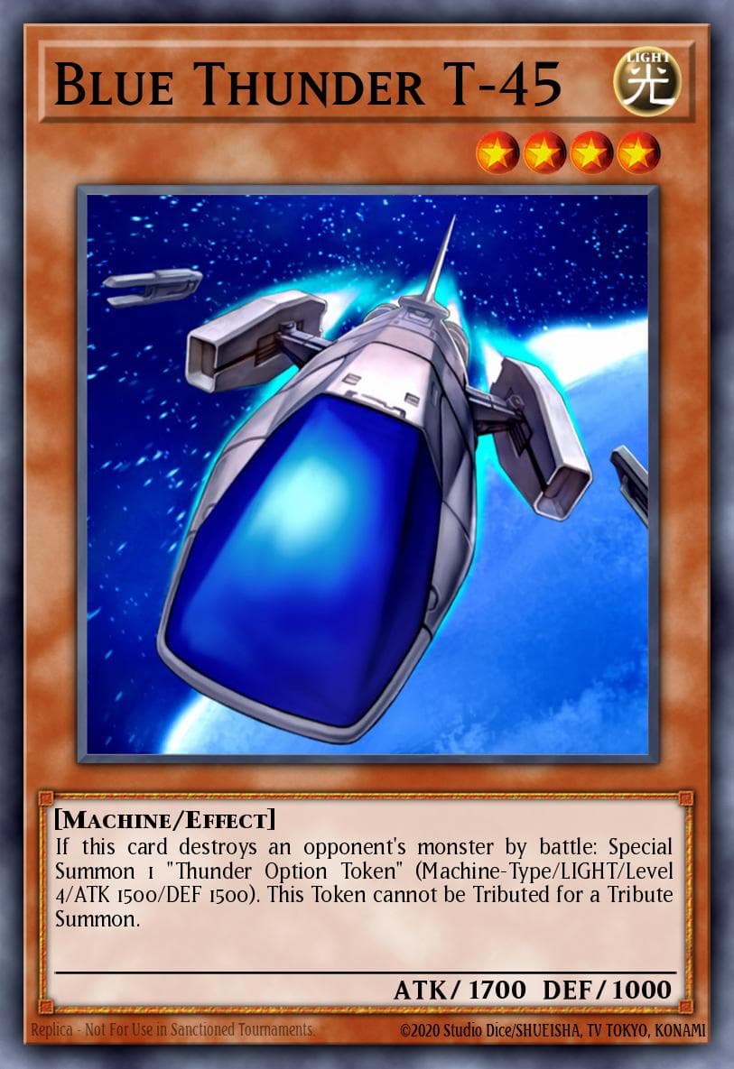 Blue Thunder T-45 Phantom Darkness: Special Edition card