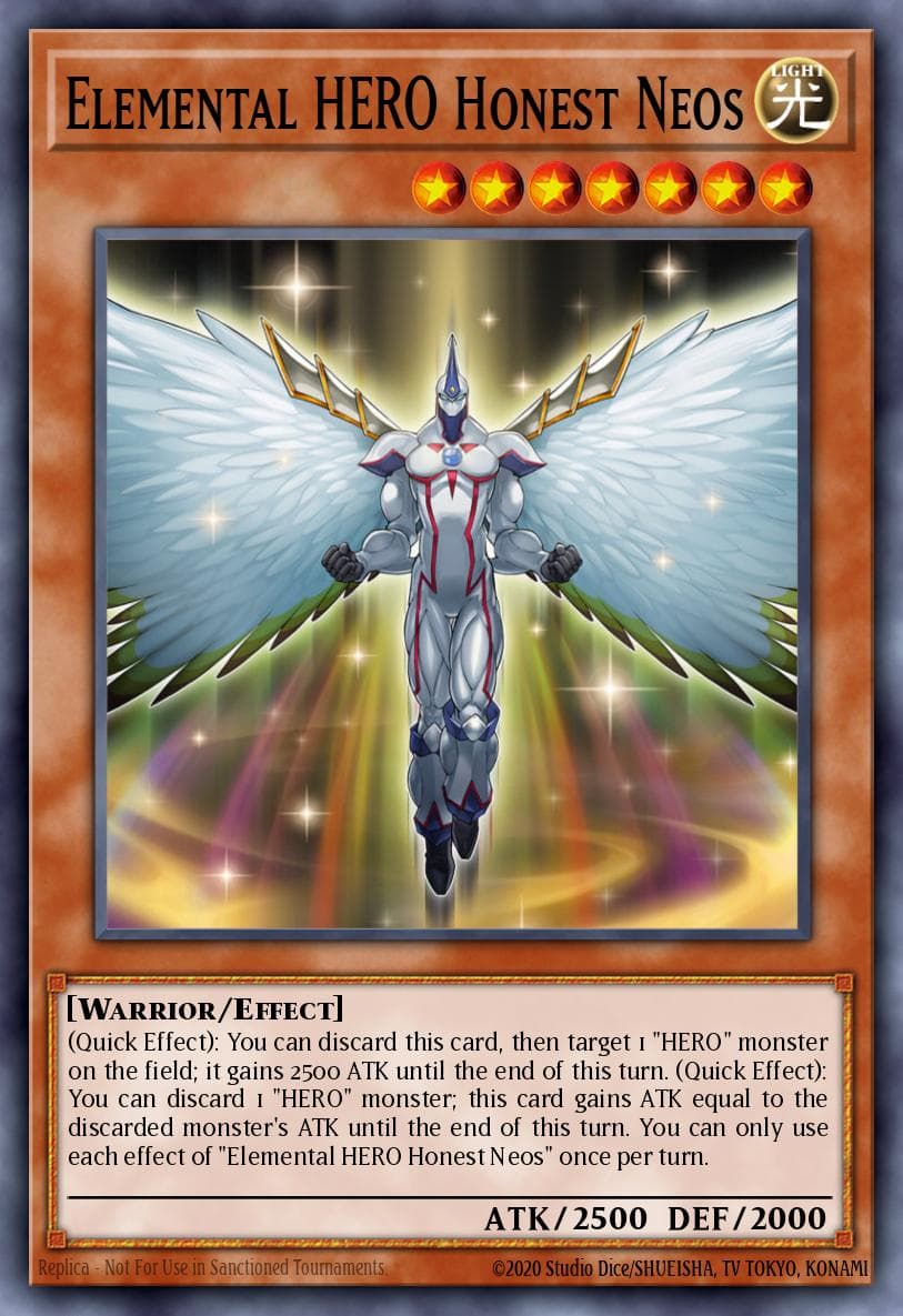 Elemental HERO Honest Neos Legendary Duelists: Magical Hero card