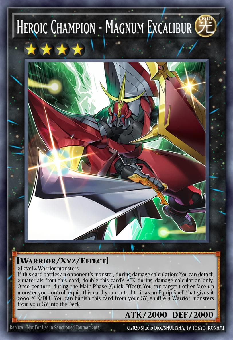 Heroic Champion - Magnum Excalibur Duelist's Advance card