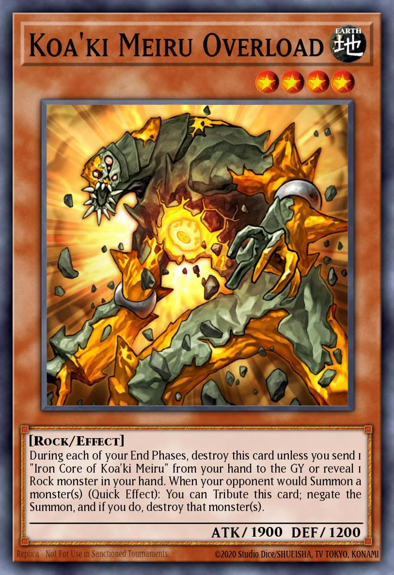 Koa'ki Meiru Overload Secrets of Eternity: Super Edition card