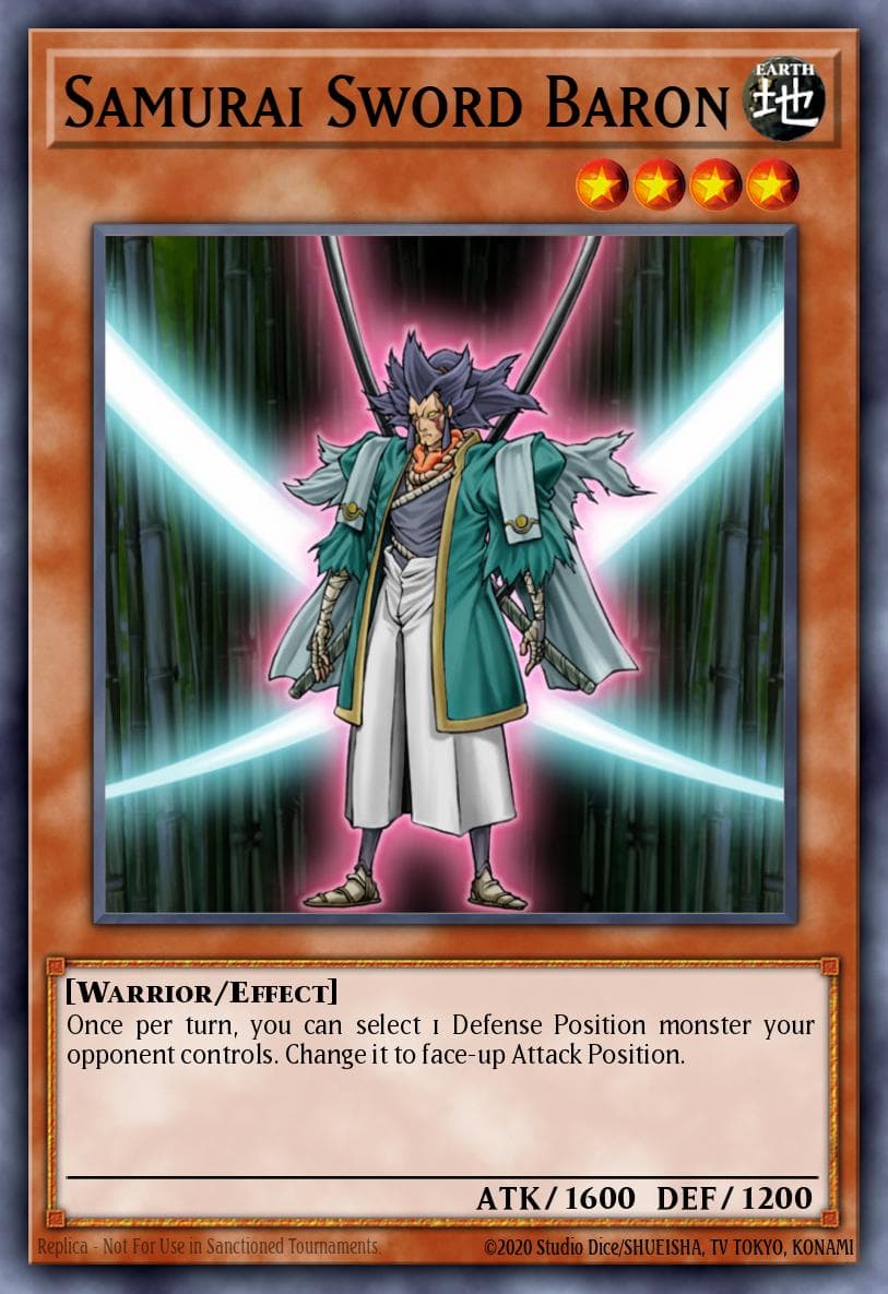 Samurai Sword Baron Yu-Gi-Oh! 5D's World Championship 2010: Reverse of Arcadia promotional cards card