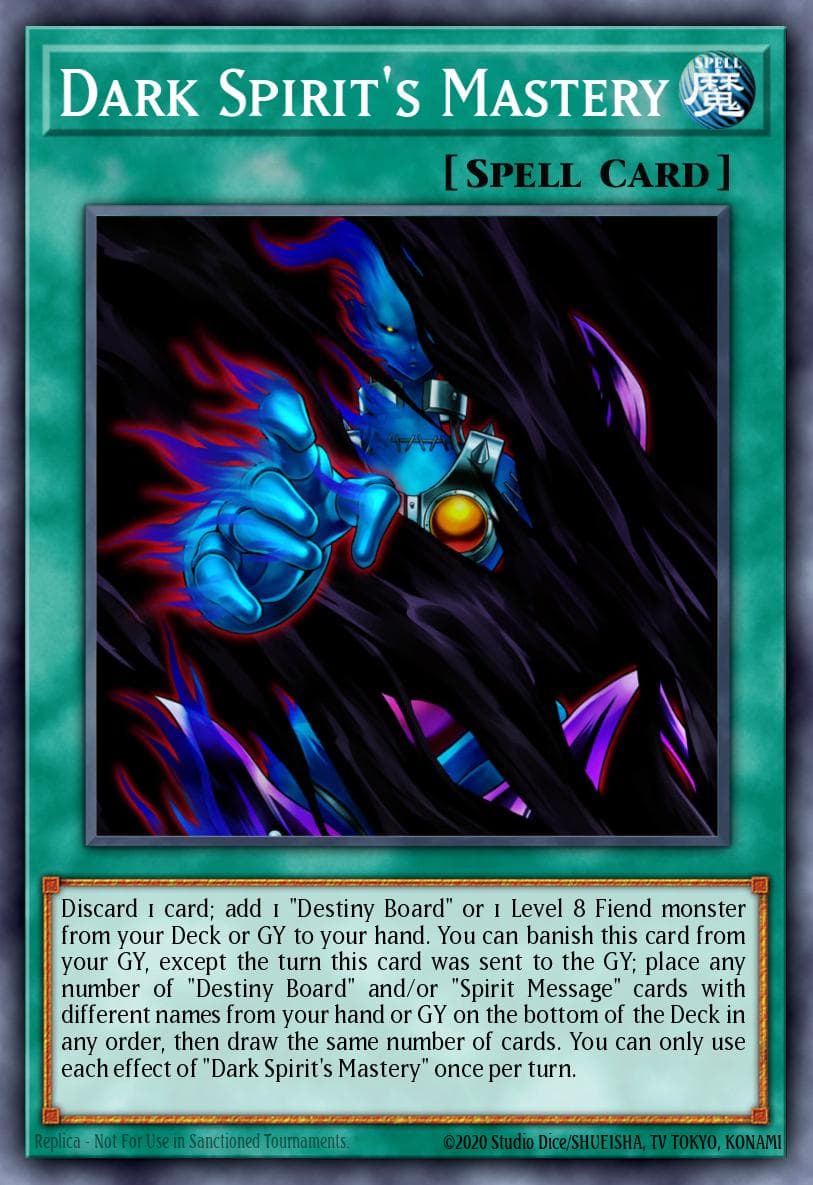 Dark Spirit's Mastery Legendary Duelists: Immortal Destiny card
