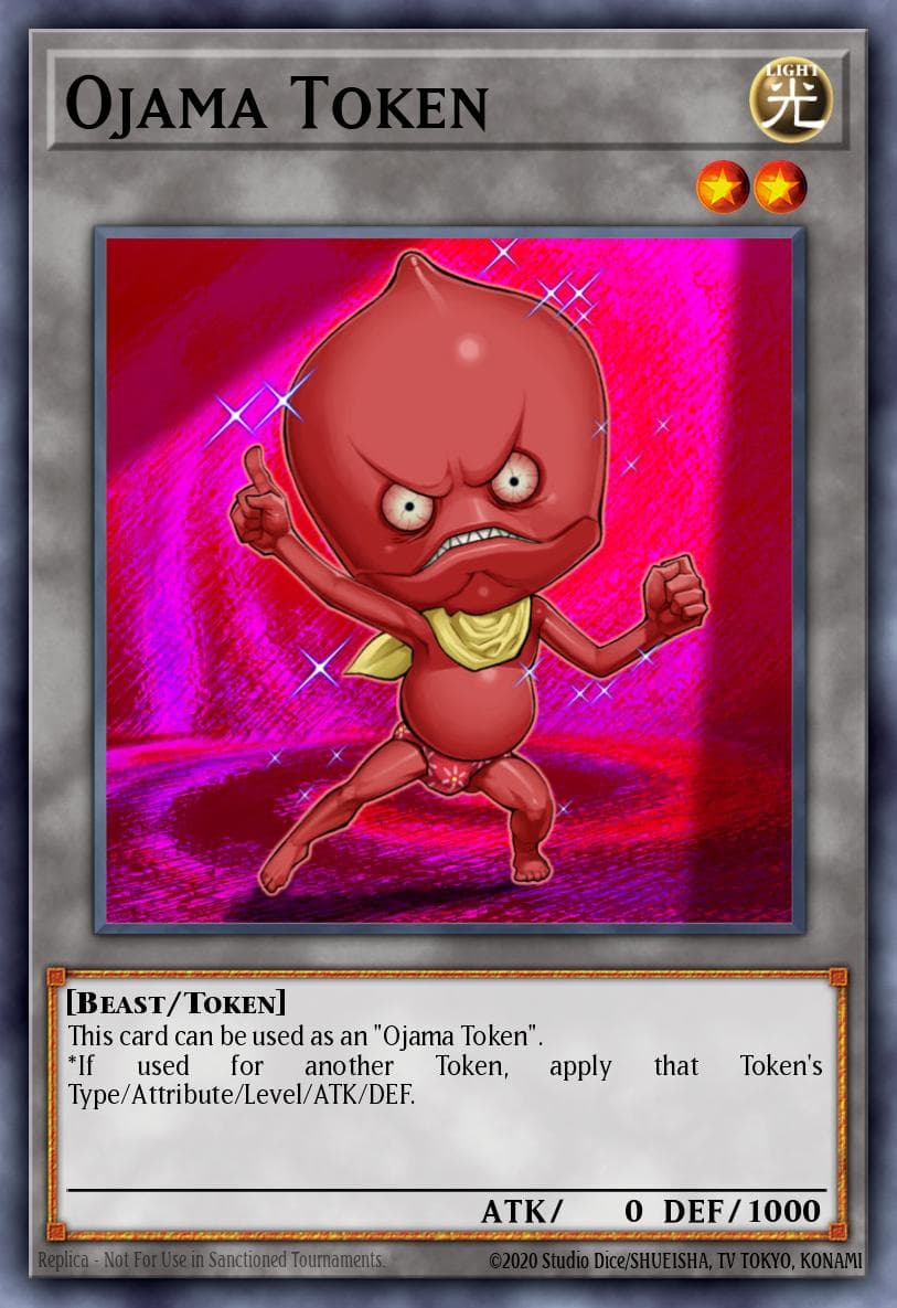 Ojama Token 游戏王 card