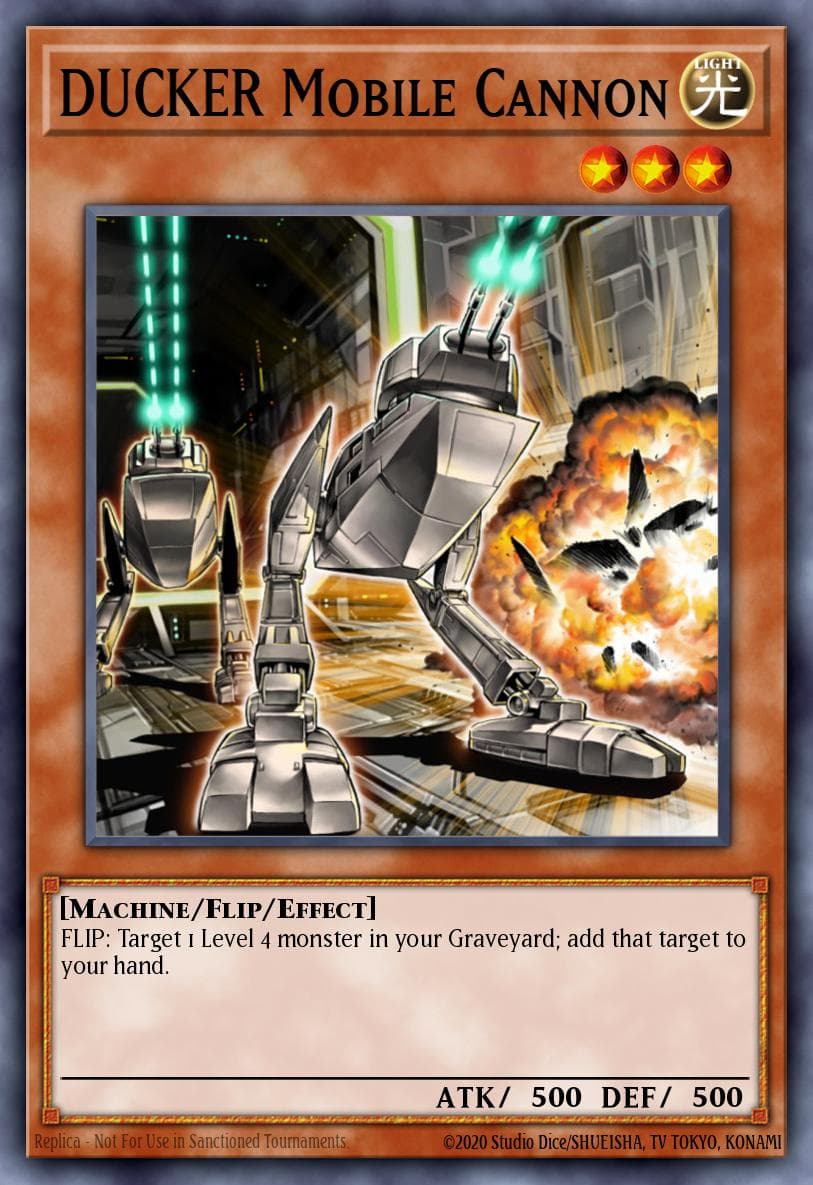 DUCKER Mobile Cannon Speed Duel: Battle City Box card