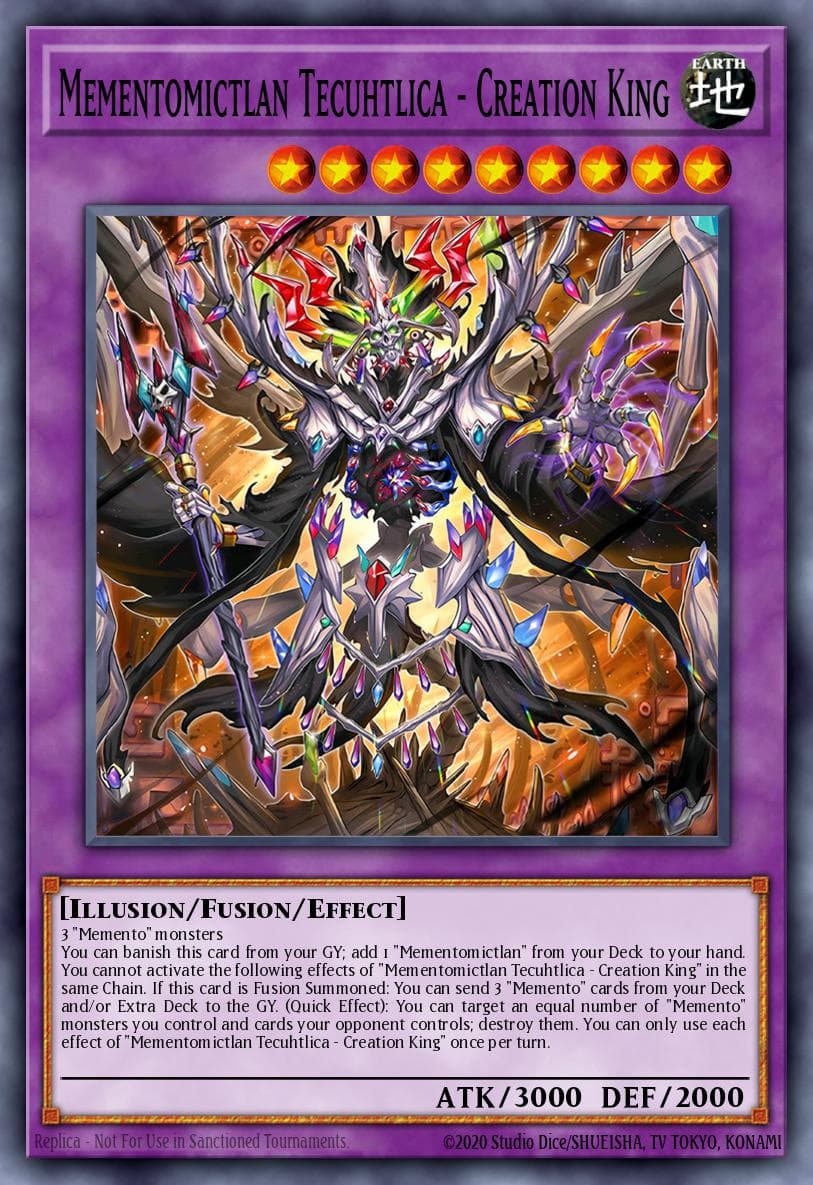 Mementomictlan Tecuhtlica - Creation King The Infinite Forbidden card