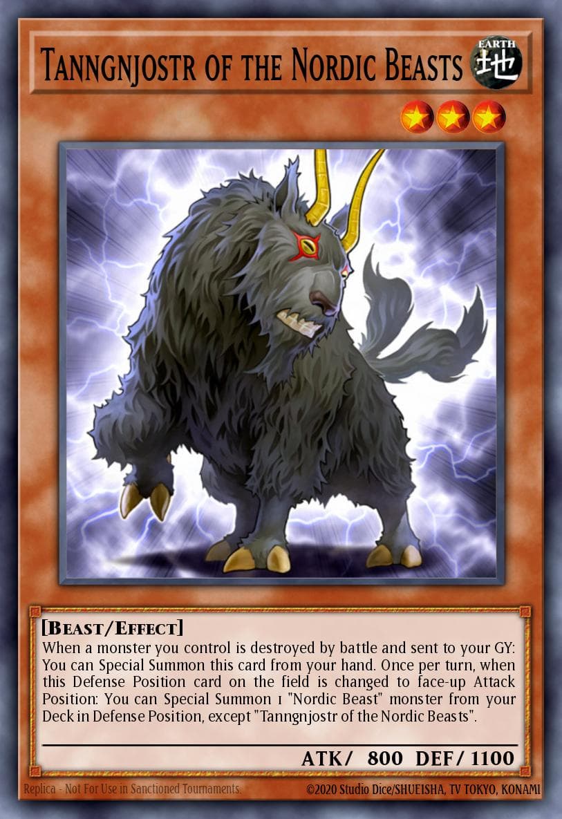 Tanngnjostr of the Nordic Beasts Storm of Ragnarok: Special Edition card