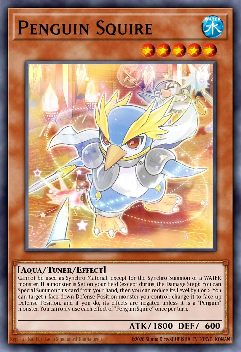 Penguin Squire Burst of Destiny card