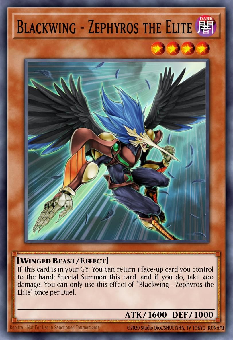 Blackwing - Zephyros the Elite Duel Overload card