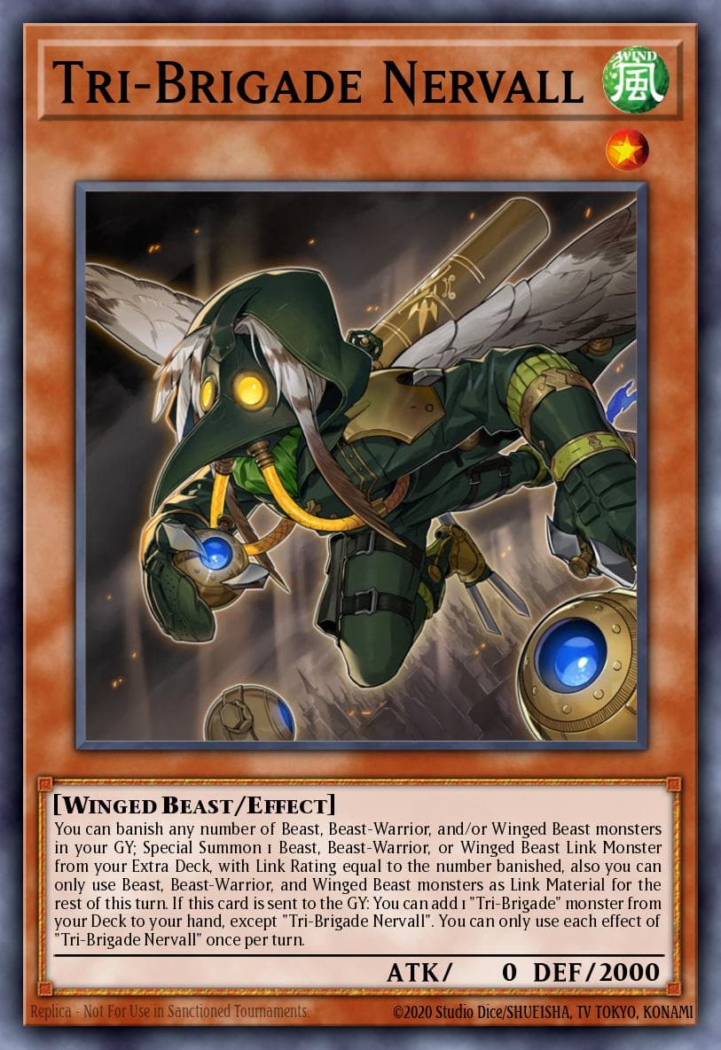 Tri-Brigade Nervall Phantom Rage Premiere! promotional card card