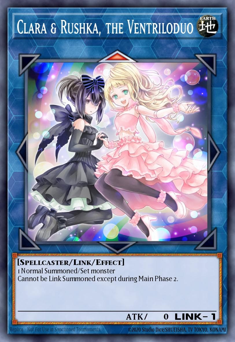 Clara & Rushka, the Ventriloduo Extreme Force Special Edition card