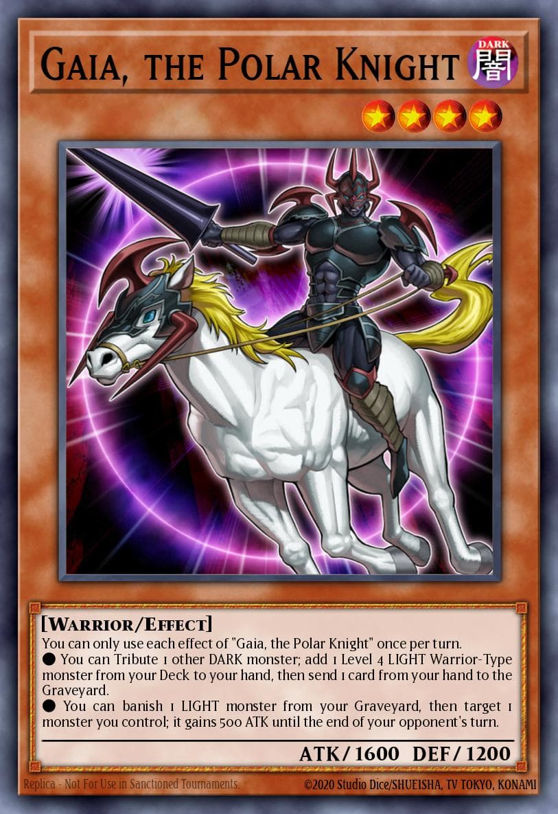 Gaia, the Polar Knight Duelist Alliance: Deluxe Edition card