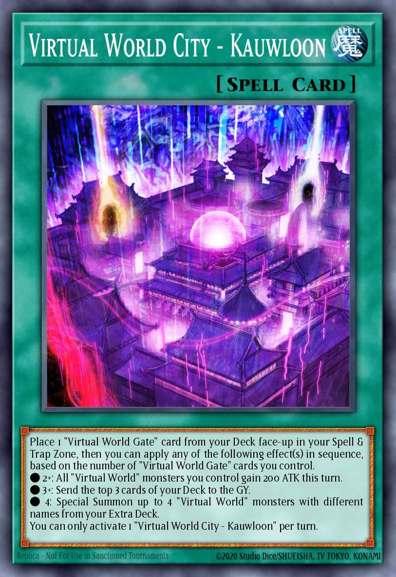 Virtual World City - Kauwloon Phantom Rage Premiere! promotional card card