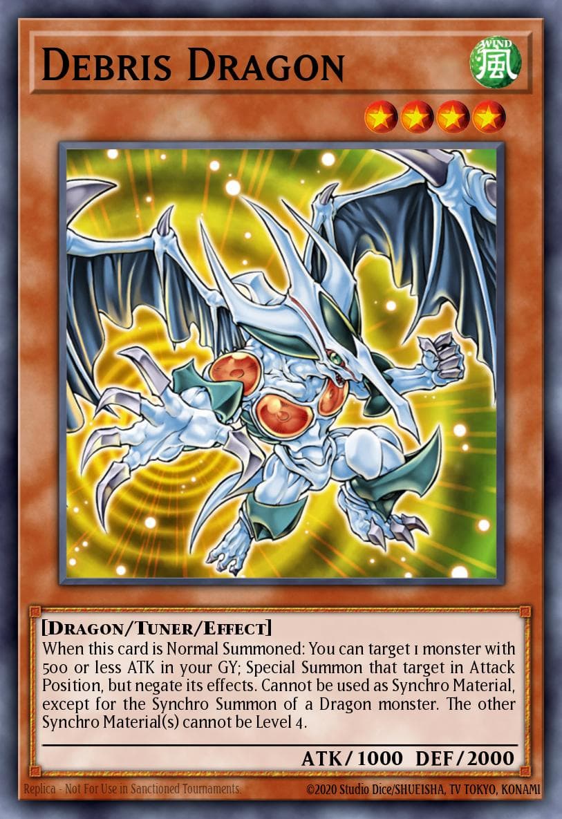 Debris Dragon Mystic Fighters card