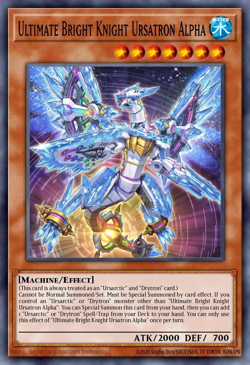 Ultimate Bright Knight Ursatron Alpha Duelist Nexus card