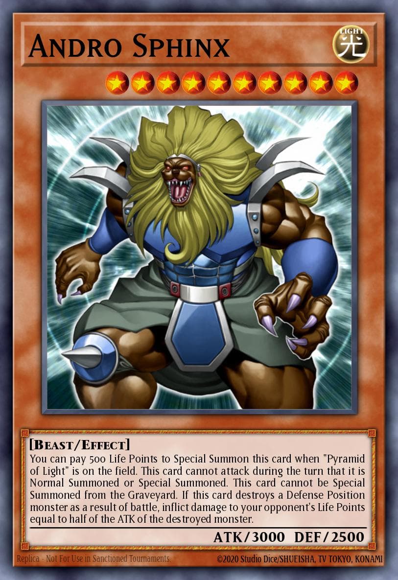 Andro Sphinx Kids WB Duel of Destiny promotional card card