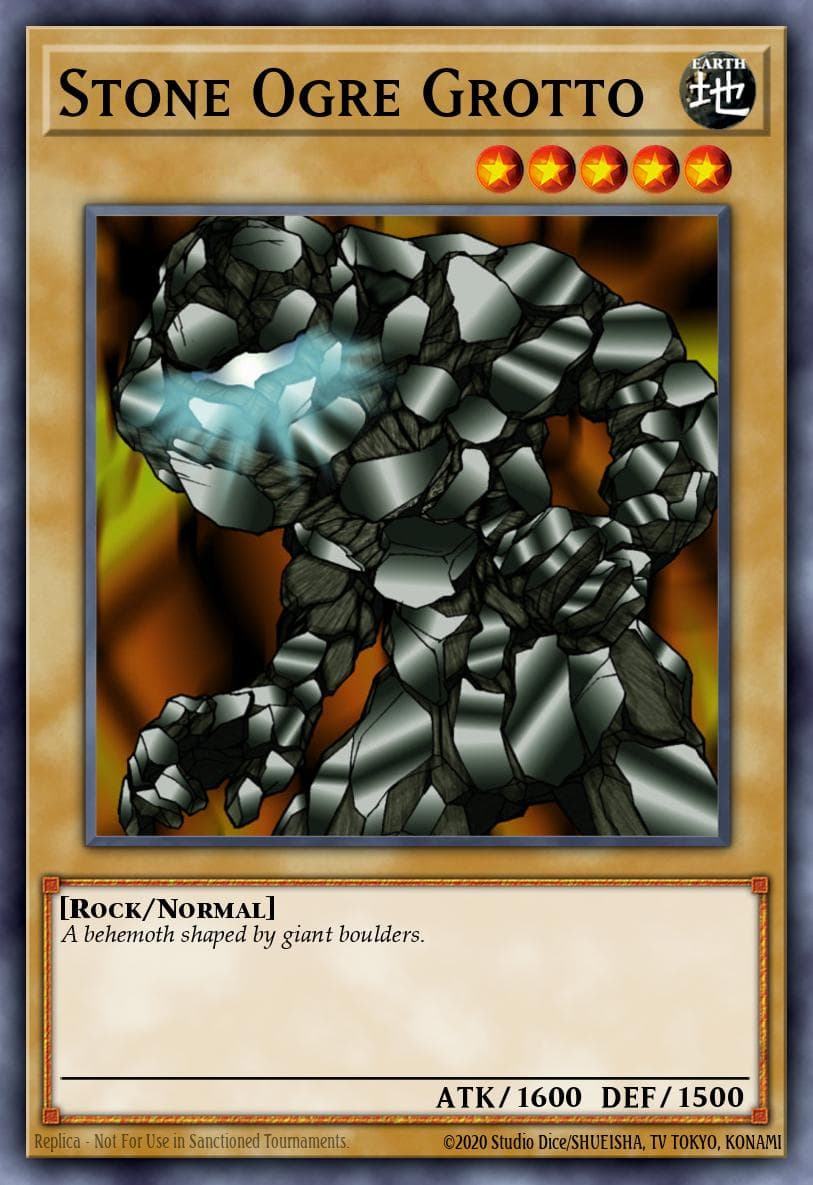 Stone Ogre Grotto Spell Ruler card