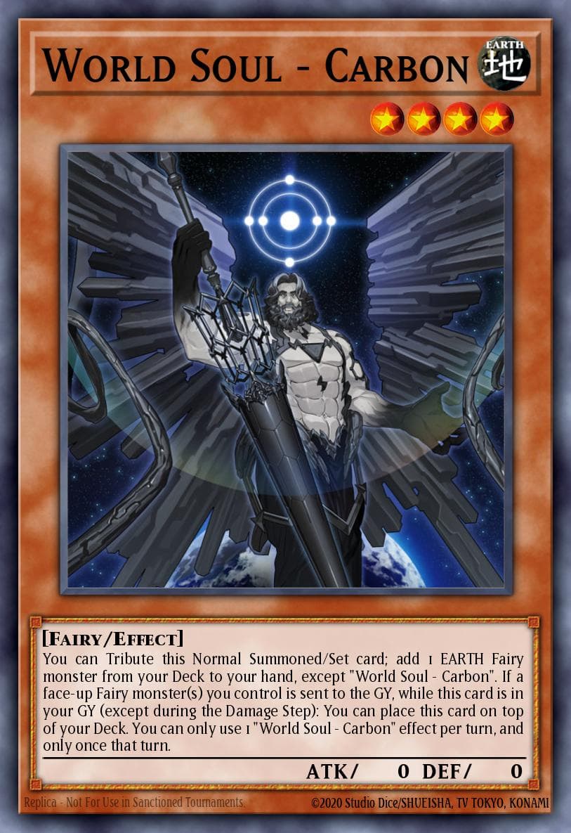 World Soul - Carbon Lightning Overdrive Premiere! promotional card card