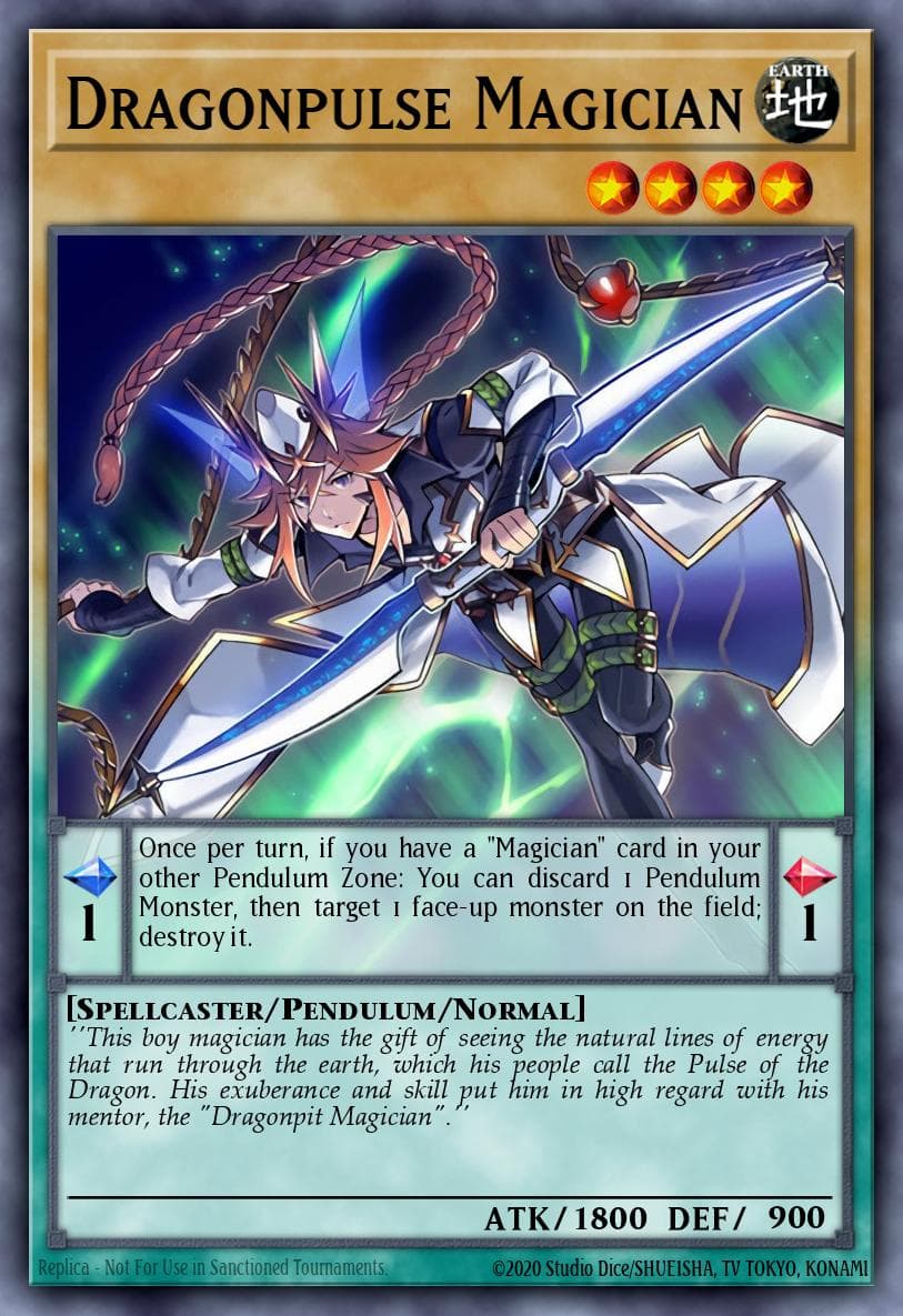 Dragonpulse Magician Master of Pendulum Structure Deck card