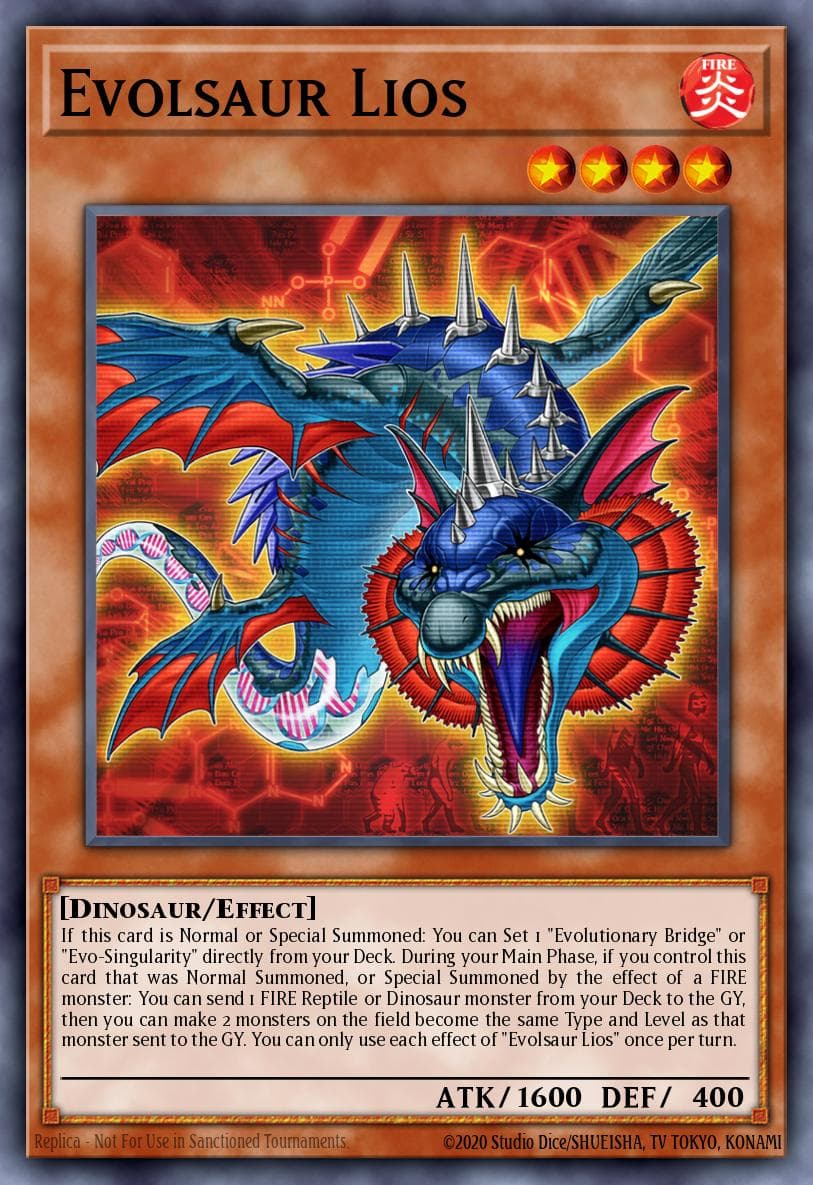 Evolsaur Lios Duelist Nexus card