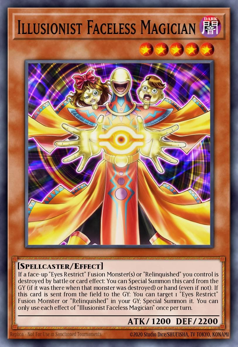 Illusionist Faceless Magician Legendary Duelists: Ancient Millennium card