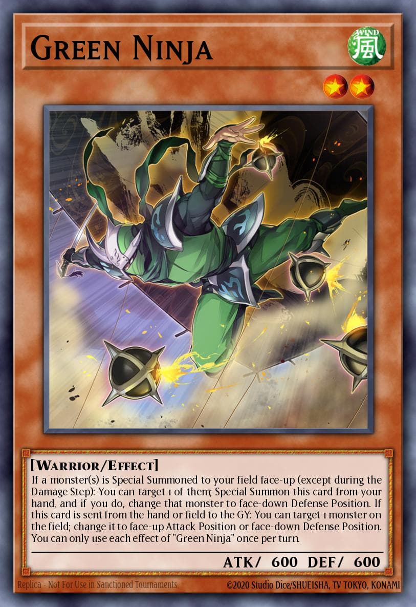 Green Ninja Photon Hypernova card
