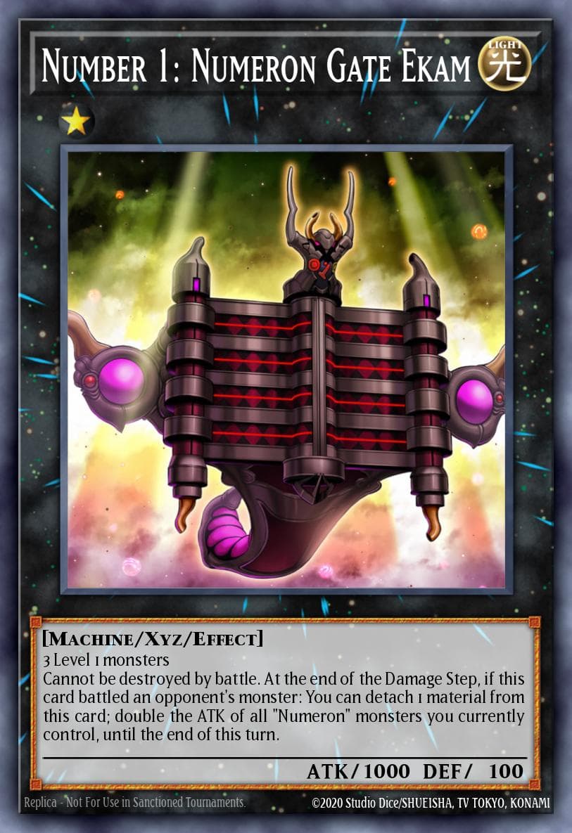 Number 1: Numeron Gate Ekam Maximum Gold: El Dorado card