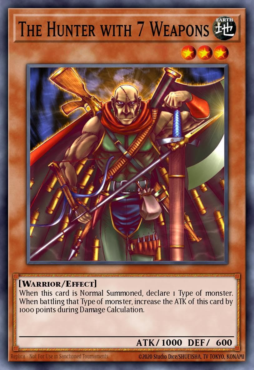 The Hunter with 7 Weapons Legacy of Darkness card