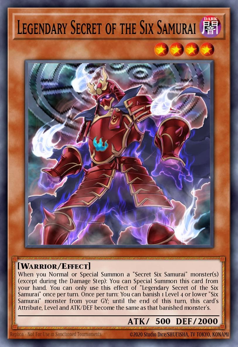 Legendary Secret of the Six Samurai Savage Strike Special Edition card