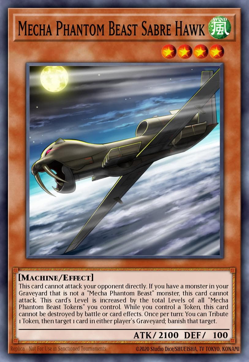 Mecha Phantom Beast Sabre Hawk 2014 Mega-Tin Mega Pack card