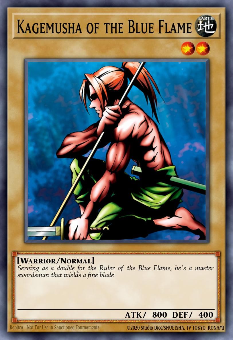 Kagemusha of the Blue Flame Legend of Blue Eyes White Dragon card