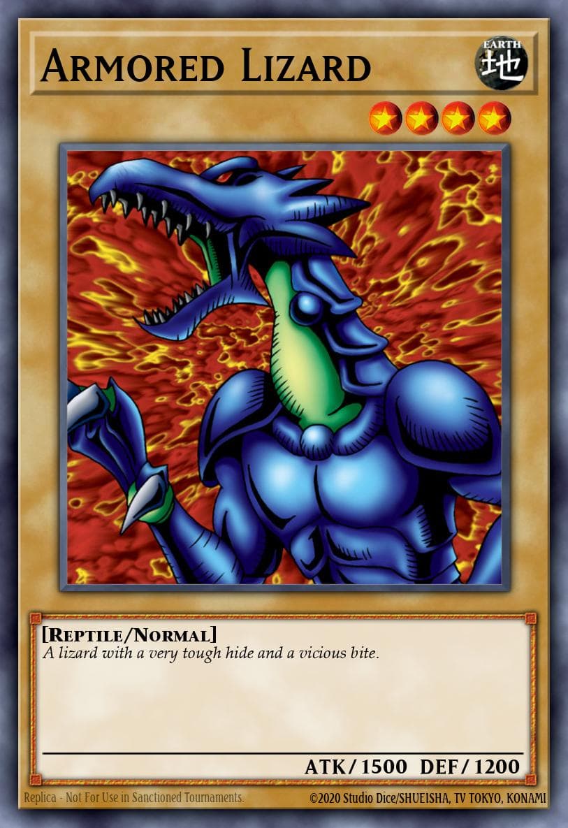 Armored Lizard Metal Raiders card