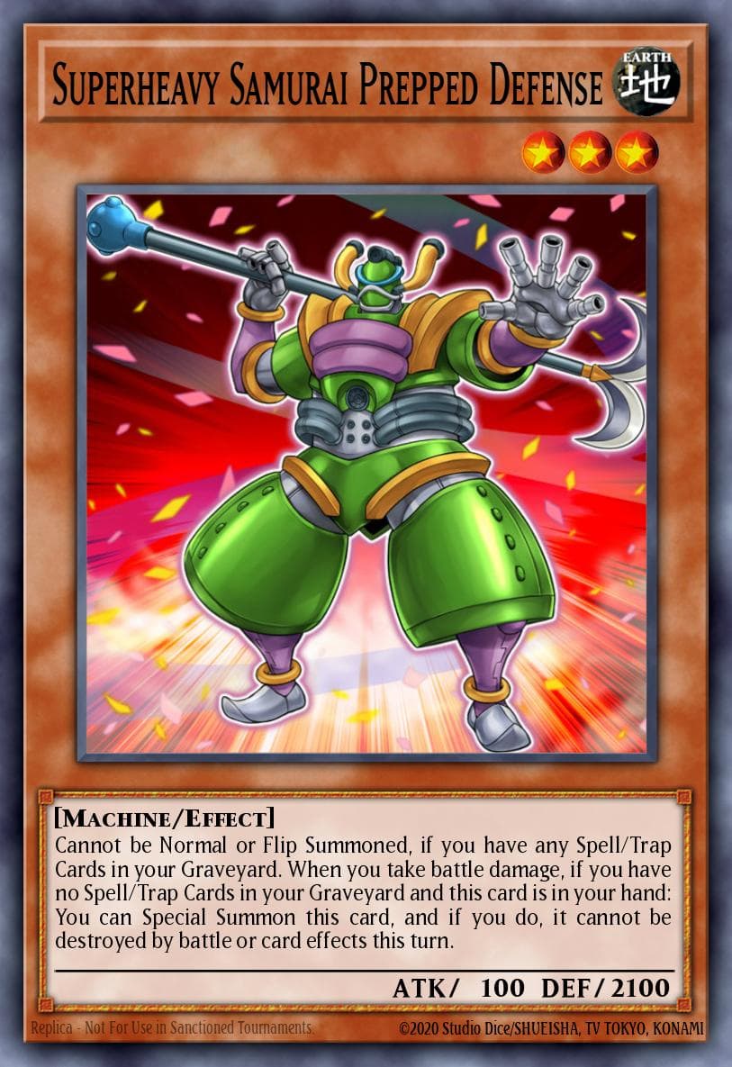 Superheavy Samurai Prepped Defense 2016 Mega-Tin Mega Pack card