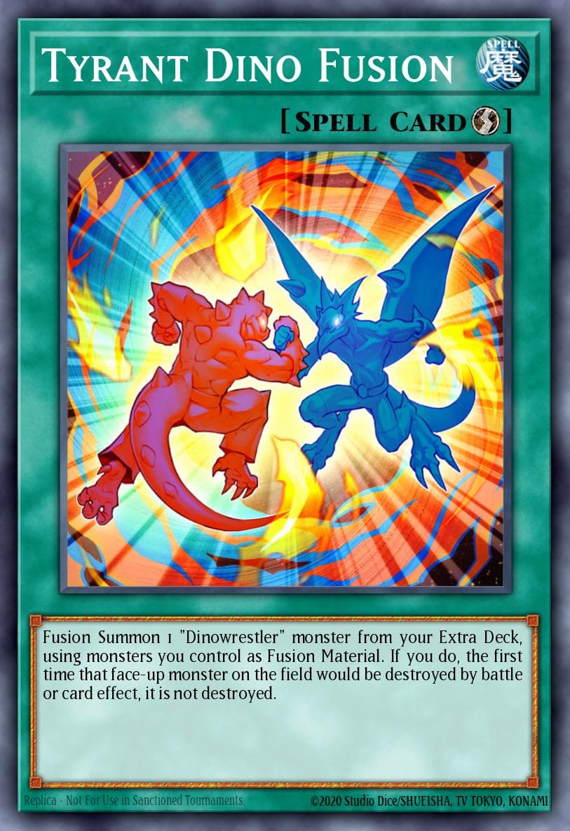 Tyrant Dino Fusion 2020 Tin of Lost Memories Mega Pack card