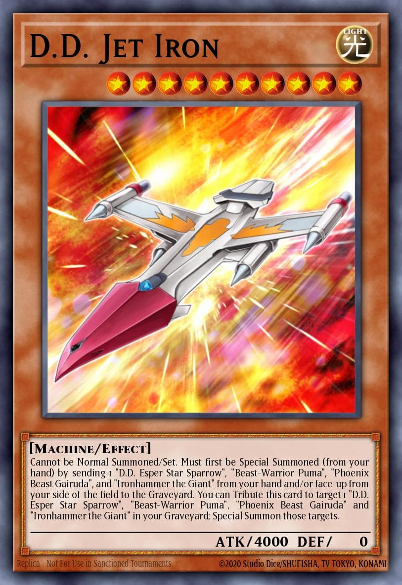 D.D. Jet Iron 游戏王 card