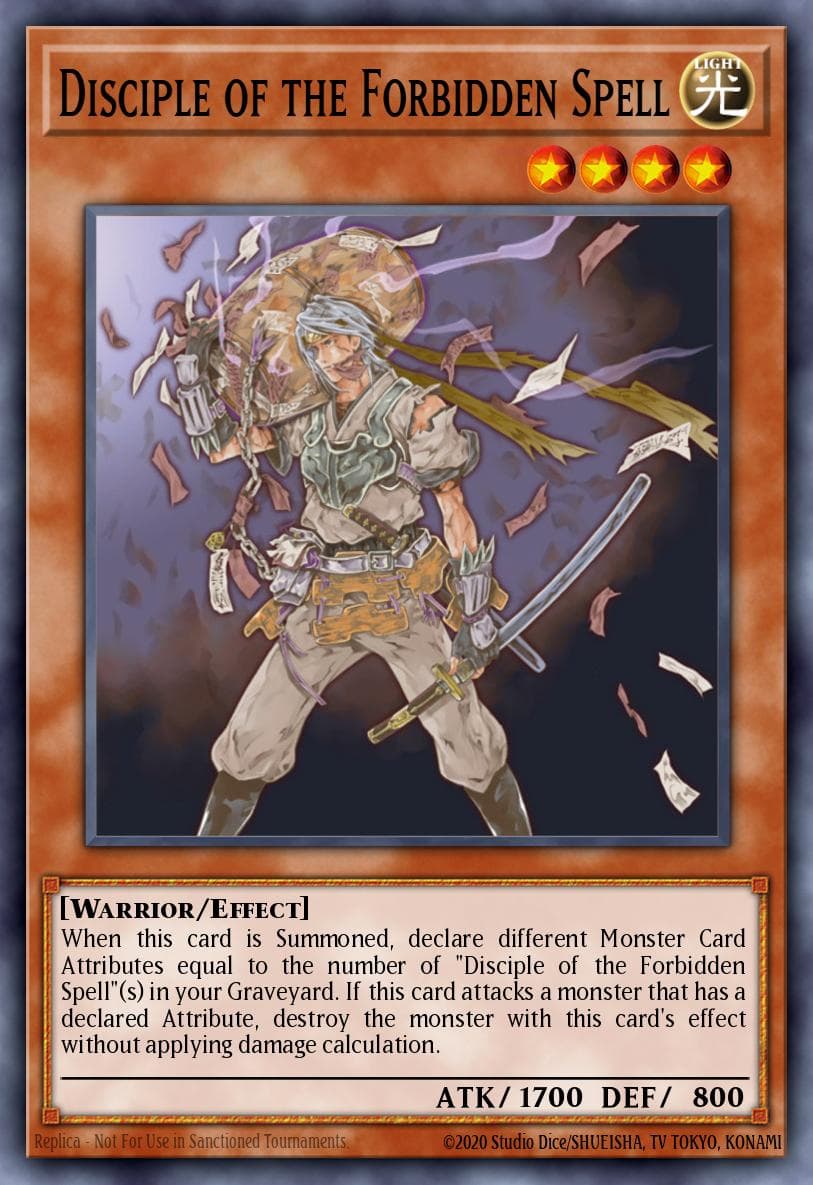 Disciple of the Forbidden Spell Dark Revelation Volume 4 card