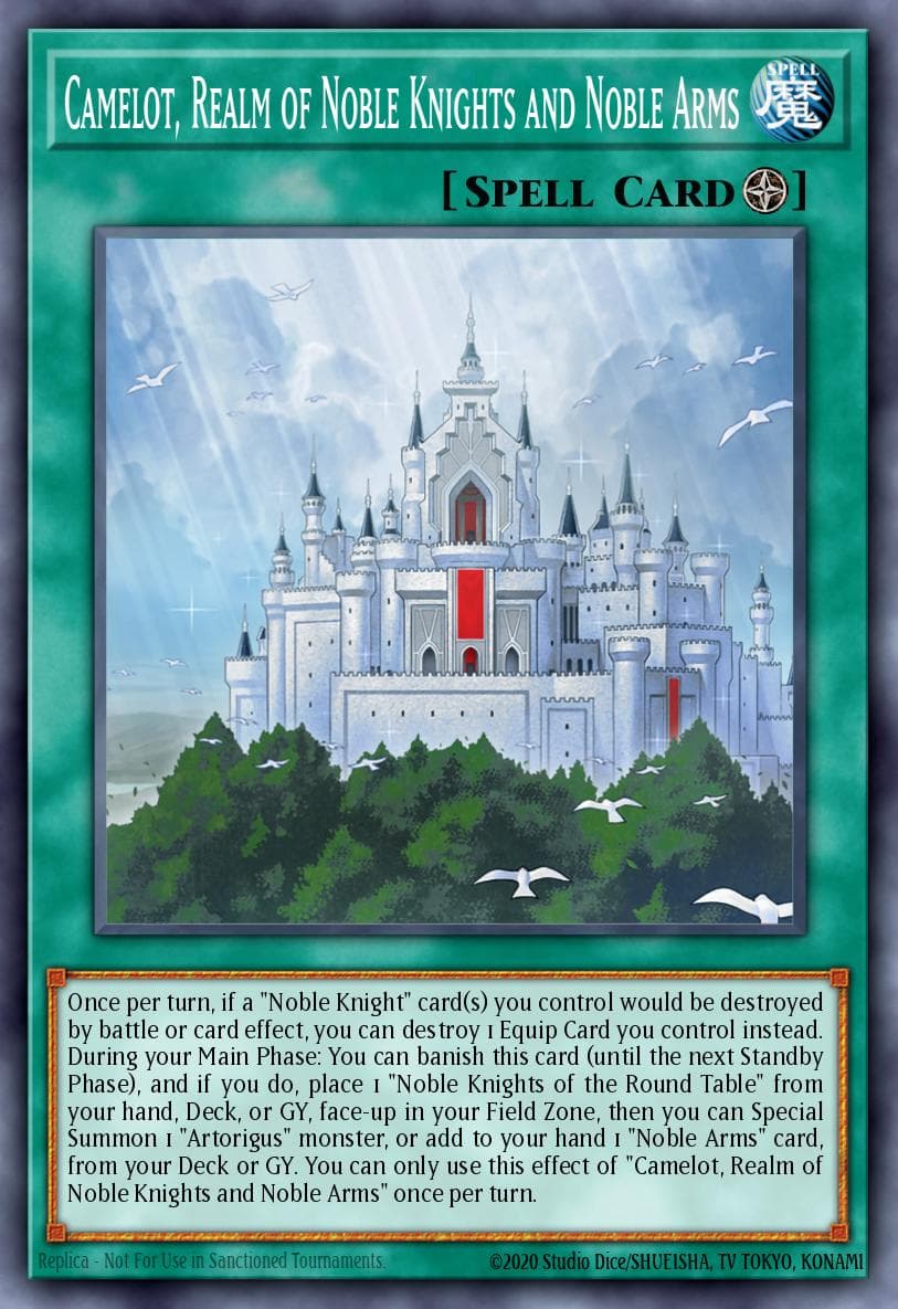 Camelot, Realm of Noble Knights and Noble Arms 25th Anniversary Tin: Dueling Heroes Mega Pack card