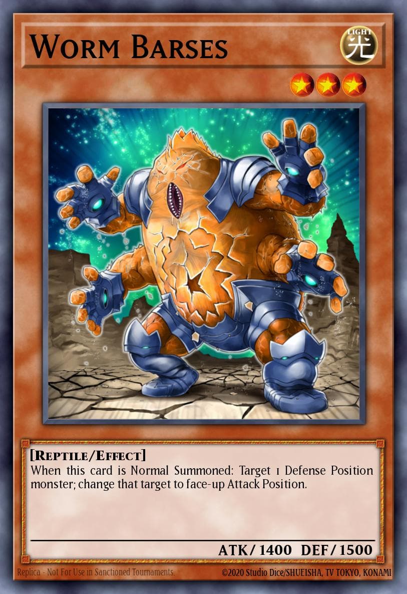 Worm Barses Duel Terminal 1 card