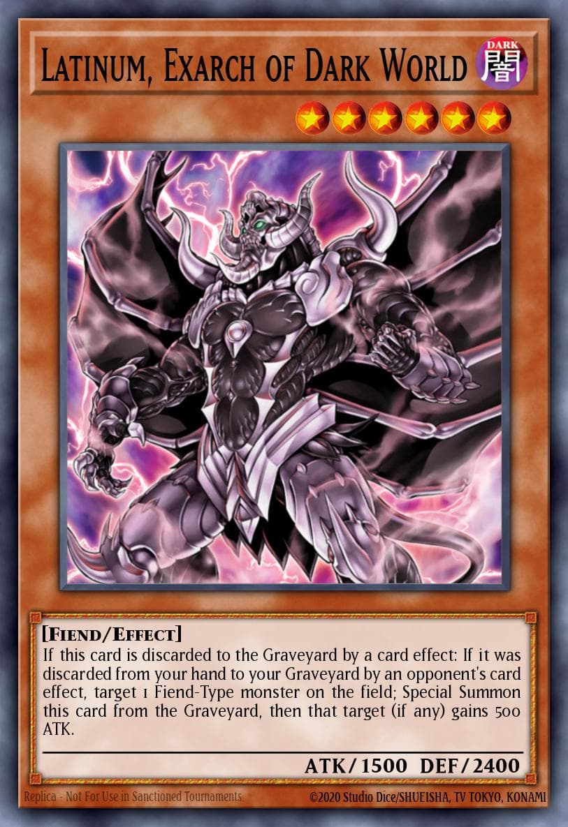 Latinum, Exarch of Dark World Photon Shockwave Sneak Peek Participation Card card