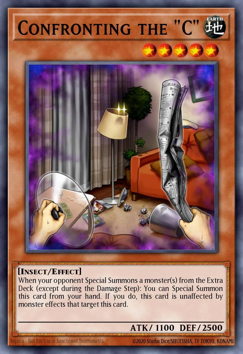Confronting the "C" The Infinity Chasers card