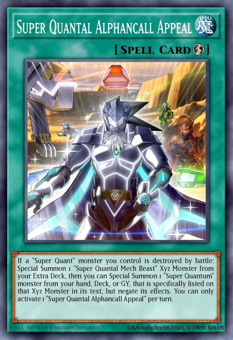 Super Quantal Alphancall Appeal Dark Neostorm Special Edition card