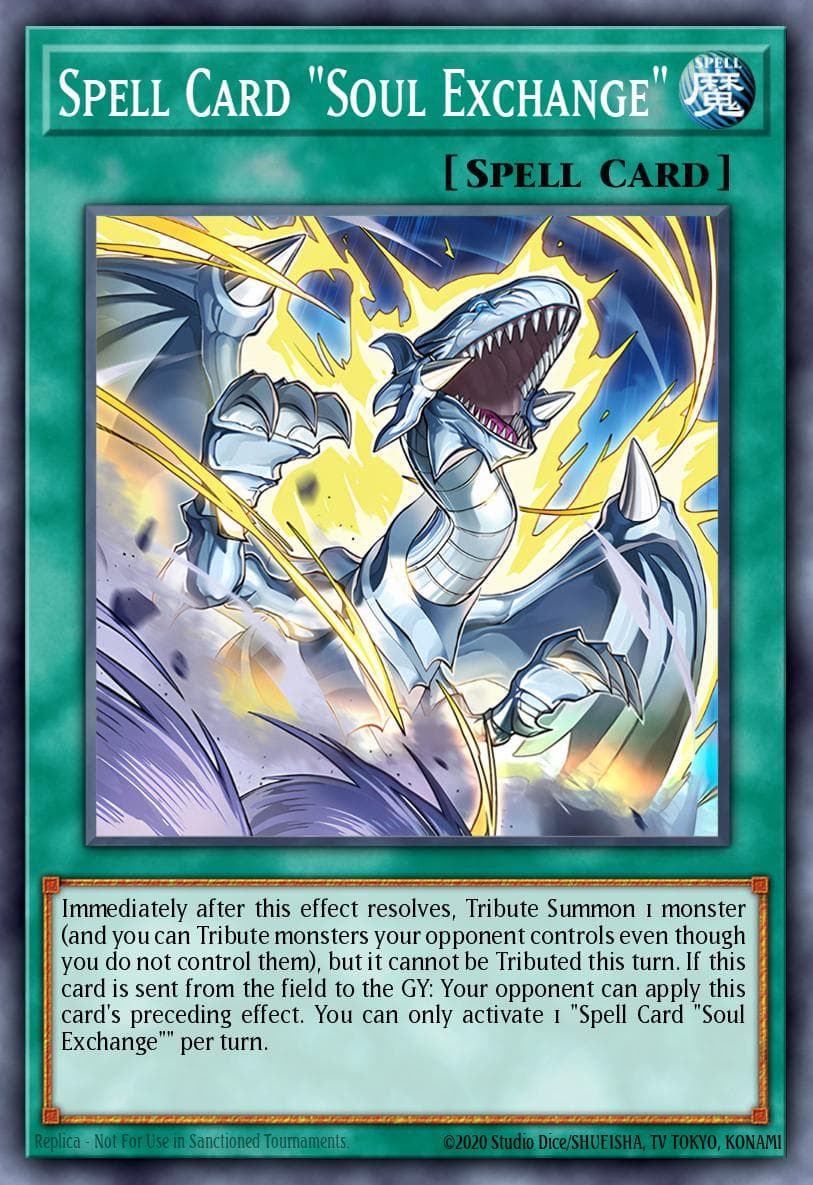 Spell Card "Soul Exchange" The Infinite Forbidden card